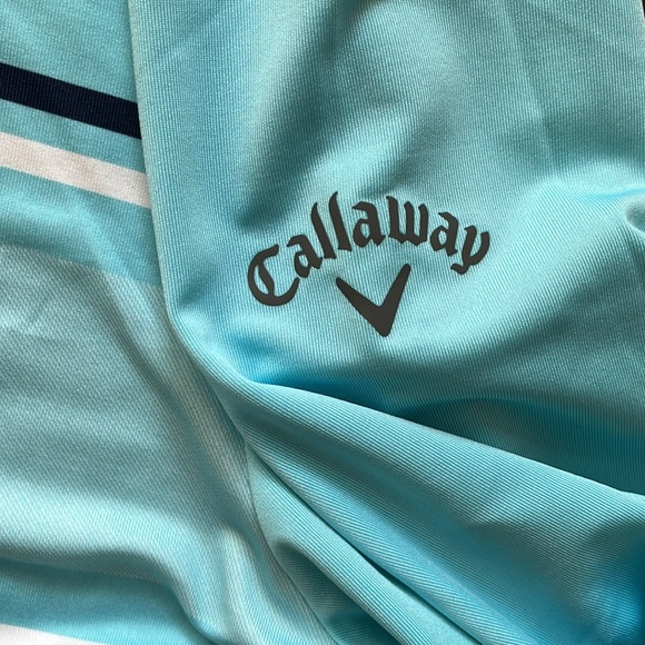 NWT!! Callaway Ottoman Printed Golf shirt, size XL and XXL - Picture 11 of 12